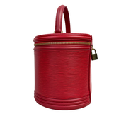 Louis Vuitton | Epi Leather Cannes Vanity Bag – Red with Gold Hardware (Pristine Condition)