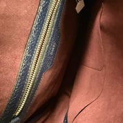 Bally | Logo Crossbody Bag – Navy Grained Leather & Silver-Tone Hardware (Pristine Condition)