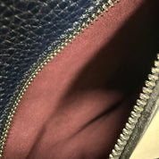 Bally | Logo Crossbody Bag – Navy Grained Leather & Silver-Tone Hardware (Pristine Condition)