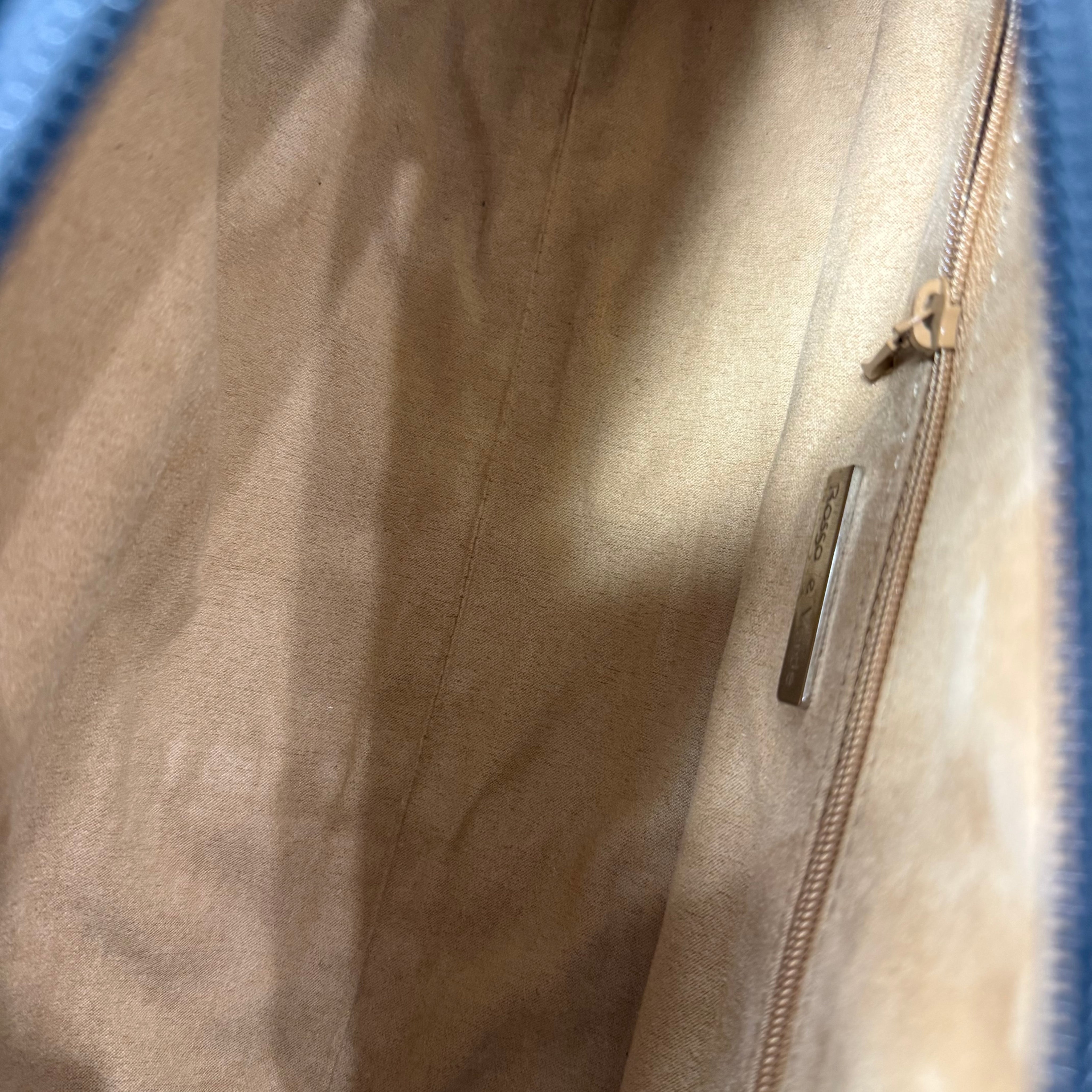 JRA | Ostrich Leather Barrel Handbag – Dark Green & Silver Hardware (Excellent Condition)