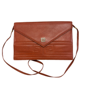 Givenchy | Envelope Shoulder Bag – Brown Leather & Gold Hardware (Excellent Condition)