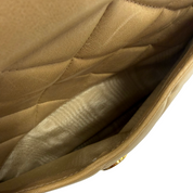 Chanel | Quilted Shoulder Bag – Beige Leather & Gold Hardware (Excellent Condition)