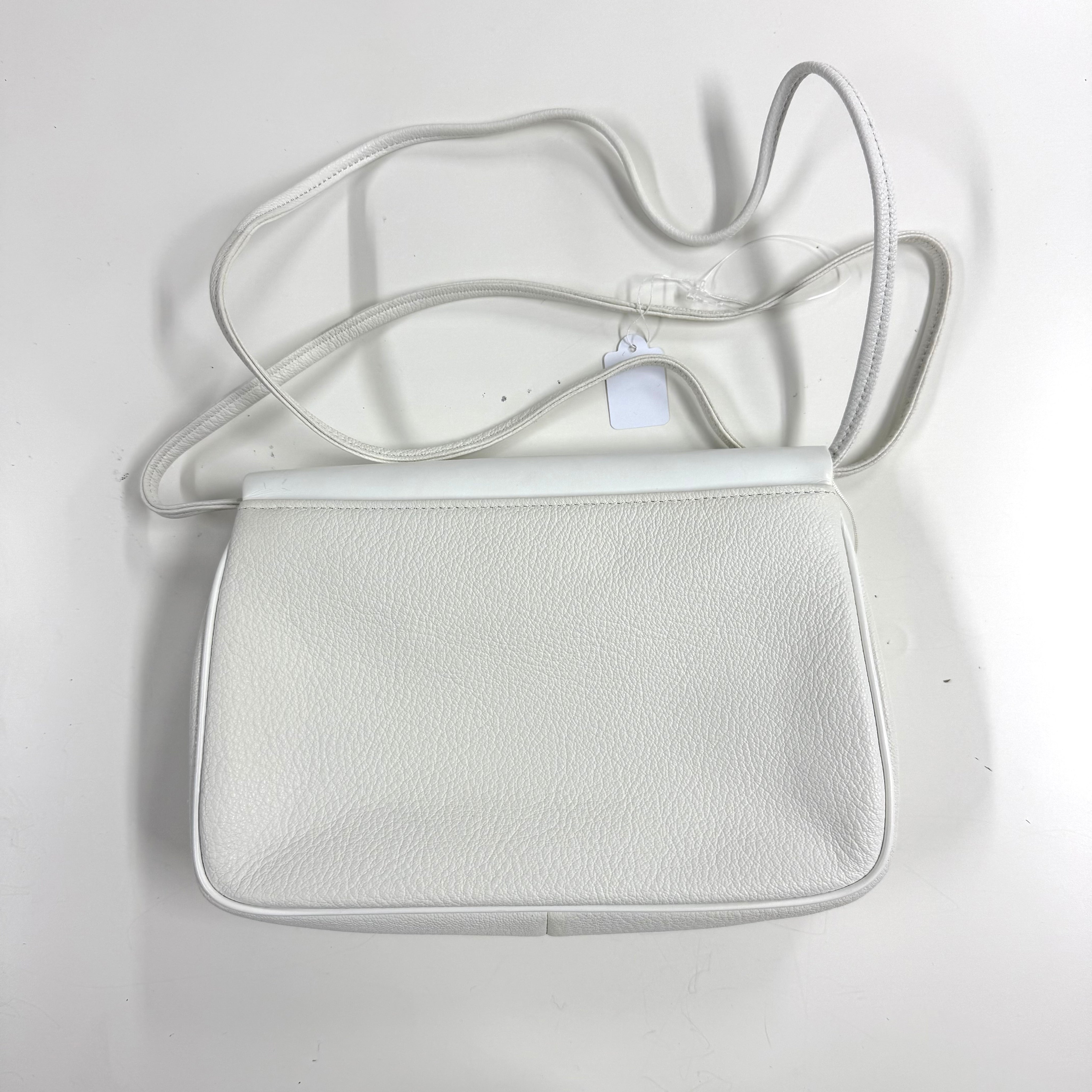 Givenchy | Envelope Shoulder Bag – White Leather & Gold Hardware (Pristine Condition)