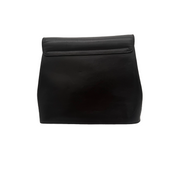 Salvatore Ferragamo | Envelope Shoulder Bag – Black Leather & Gold Hardware