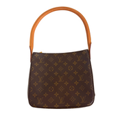 Louis Vuitton | Looping MM  Monogram Shoulder Bag – Brown Canvas & Vachetta Leather (Excellent Condition)