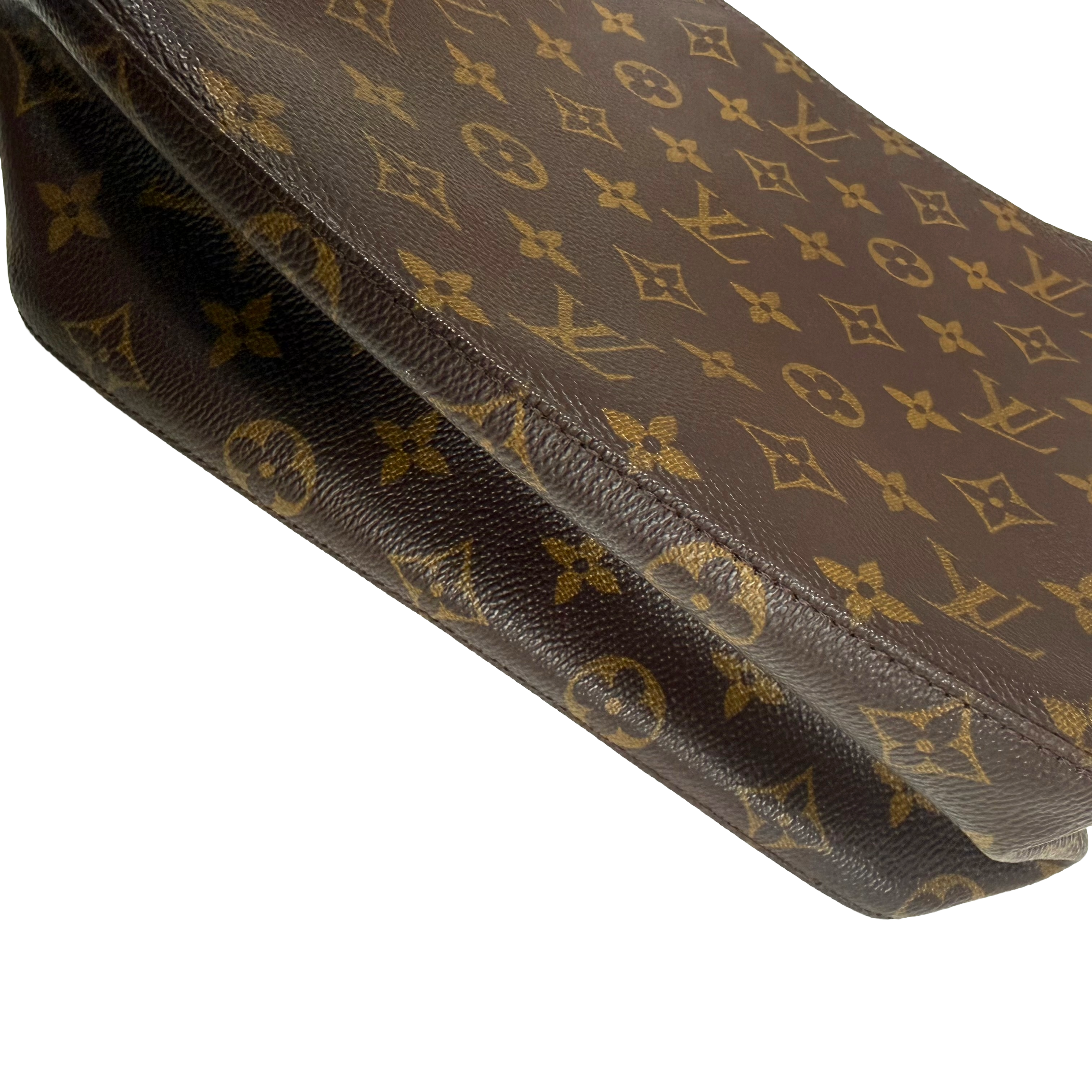 Louis Vuitton | Looping MM  Monogram Shoulder Bag – Brown Canvas & Vachetta Leather (Excellent Condition)