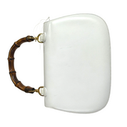 Gucci | Medium Bamboo 1947 Top Handle Bag – White Leather (Excellent Condition)