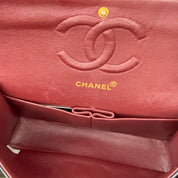 Chanel - Classic Double Flap in Black Leather (Excellent Condition) - CONS