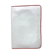 Celine | Tri-Color Leather Clutch – White, Red & Navy with Gold Hardware (Excellent Condition)