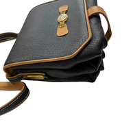 Gucci Plus | Vintage Black & Tan Leather Crossbody Bag (Excellent Condition)