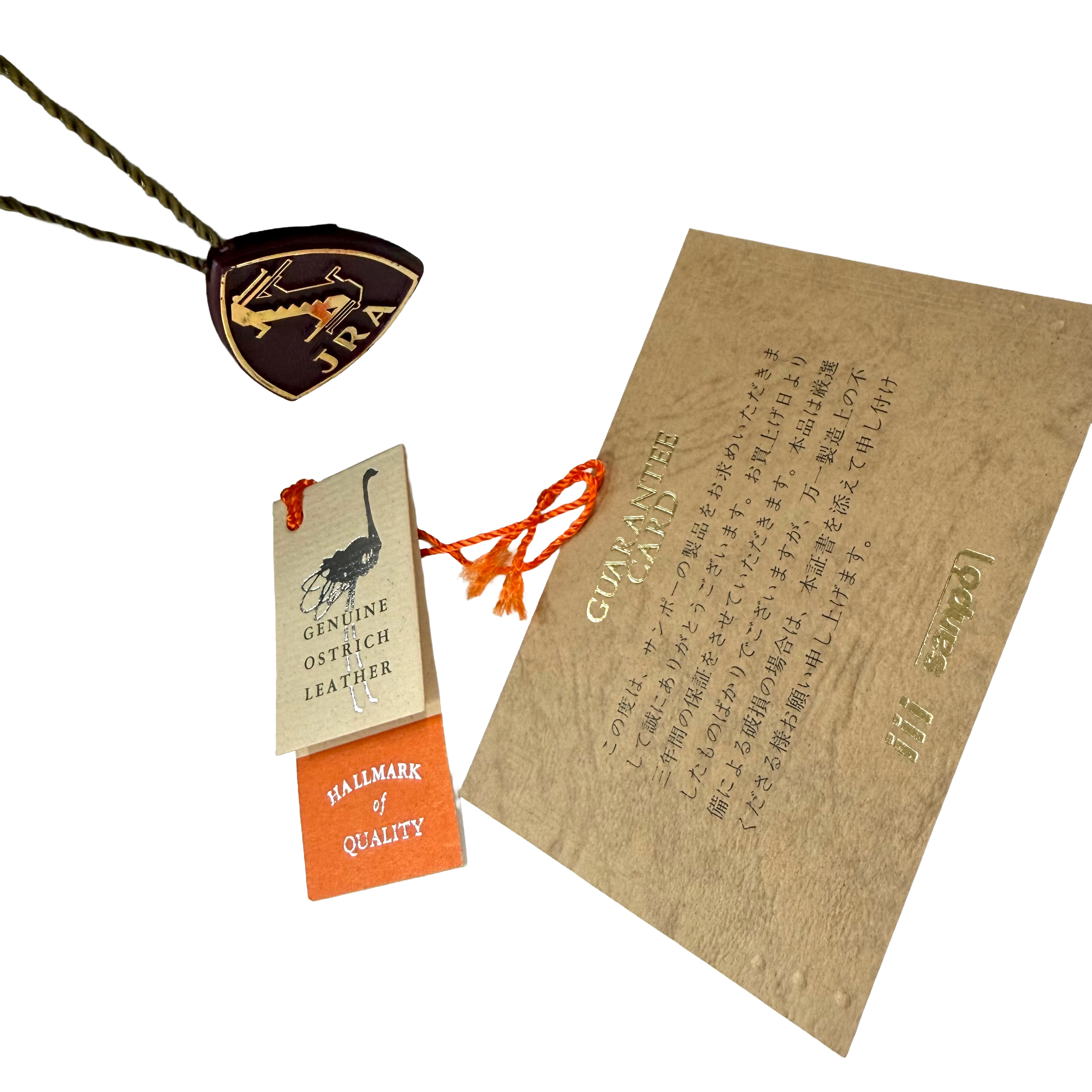 Vintage Genuine Ostrich Leather Handbag – Grey (JRA Certified) Pristine Condition)