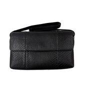 Gucci | Black Python Shoulder Bag – Sculptural Resin Handle (Good Condition)