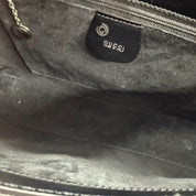 Gucci | Black Python Shoulder Bag – Sculptural Resin Handle (Good Condition)