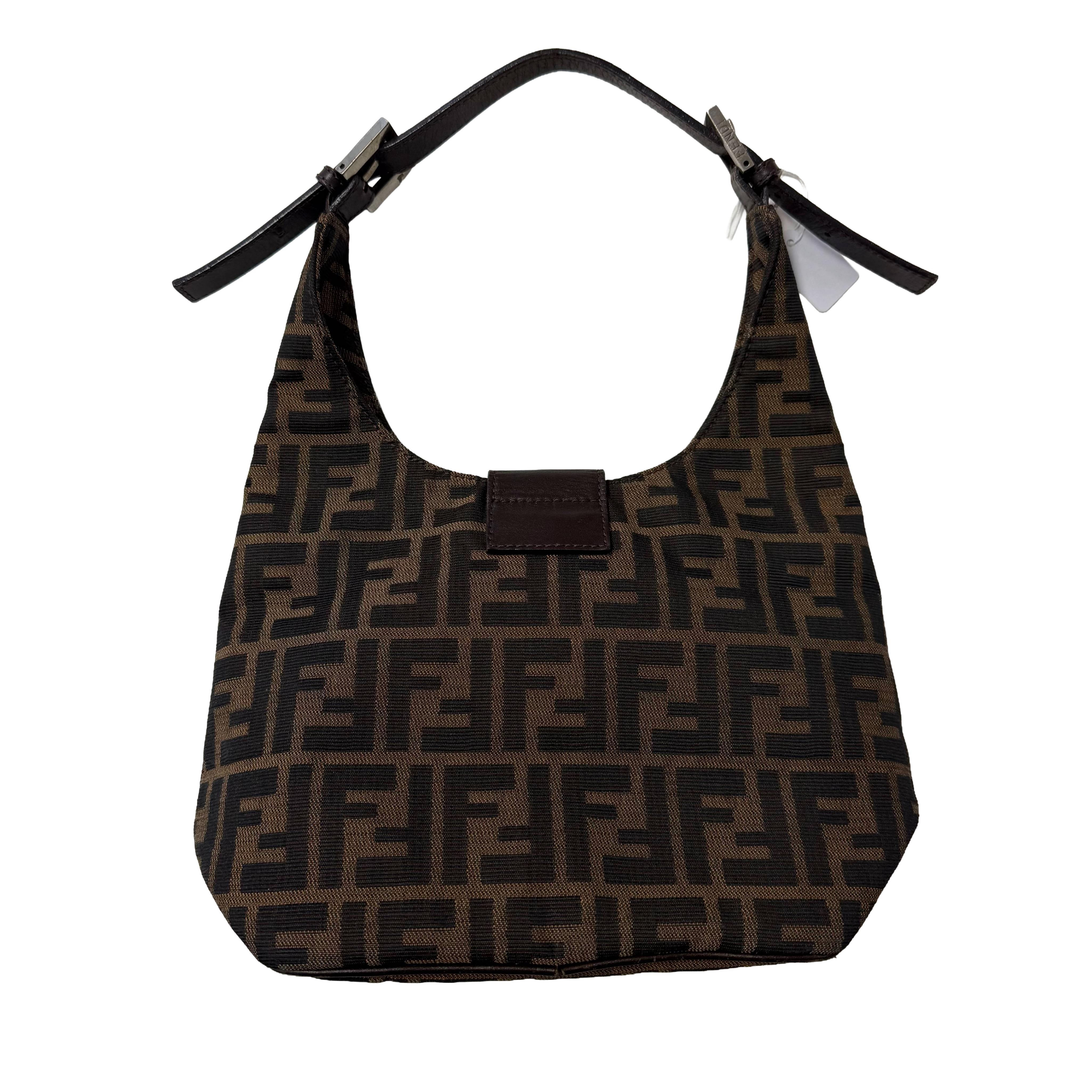 Fendi | Vintage Zucca Canvas Baguette Shoulder Bag – Brown (Good Condition)