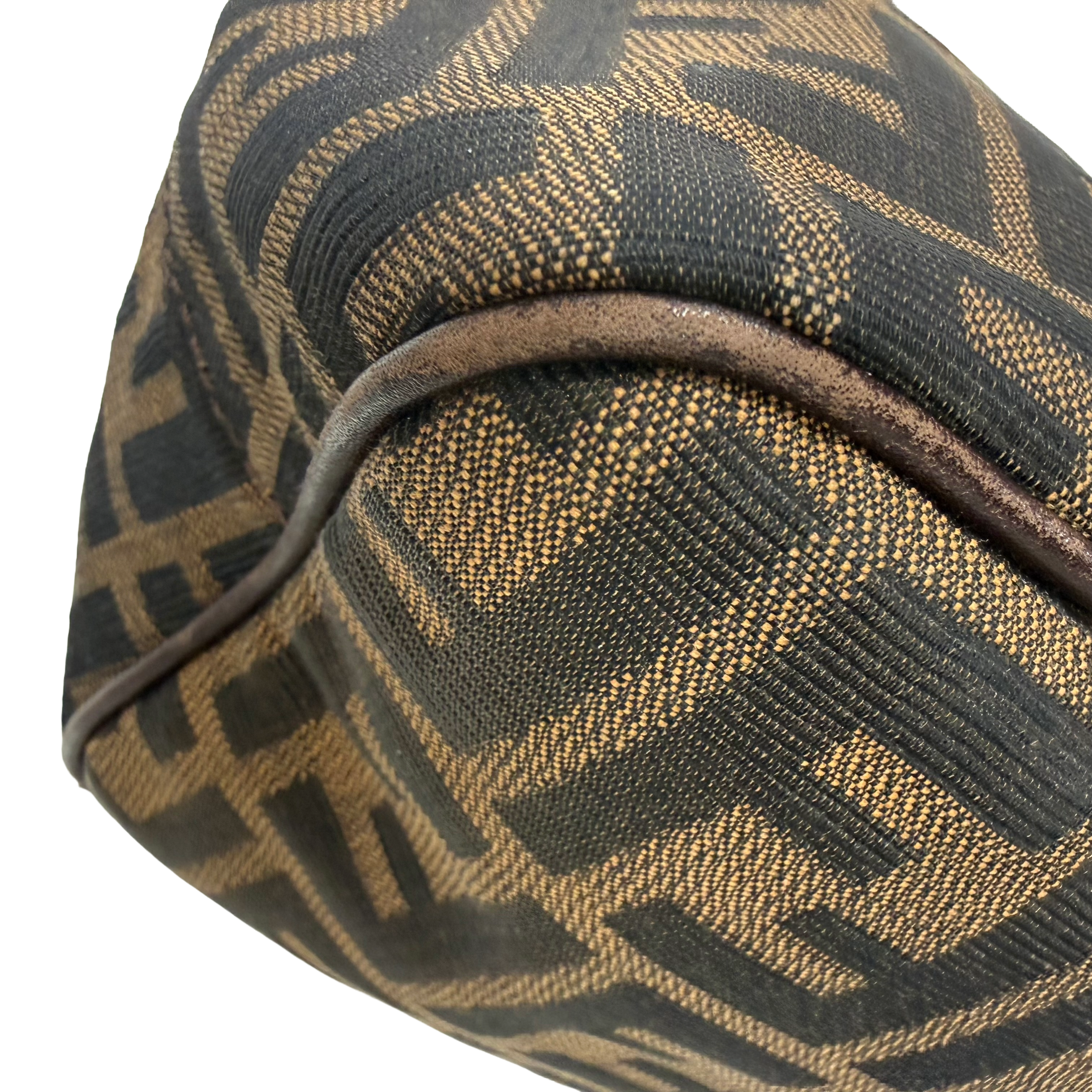 Fendi | Vintage Zucca Canvas Baguette Shoulder Bag – Brown (Good Condition)