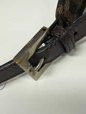 Fendi | Vintage Zucca Canvas Baguette Shoulder Bag – Brown (Good Condition)