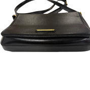 Burberry | Vintage Black Leather Crossbody Shoulder Bag (Good Condition)