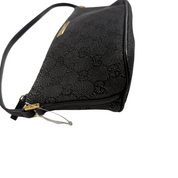 Gucci | GG Denim Mini Shoulder Bag – Black (Excellent Condition)