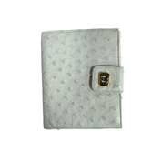 Gucci | Vintage White Ostrich Leather Bifold Wallet