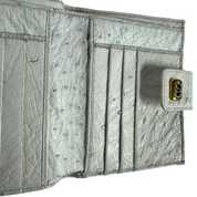 Gucci | Vintage White Ostrich Leather Bifold Wallet