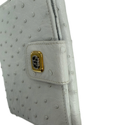 Gucci | Vintage White Ostrich Leather Bifold Wallet