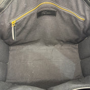 Alexander McQueen | Black Leather Zip Tote With Strap (Excellent Condition)