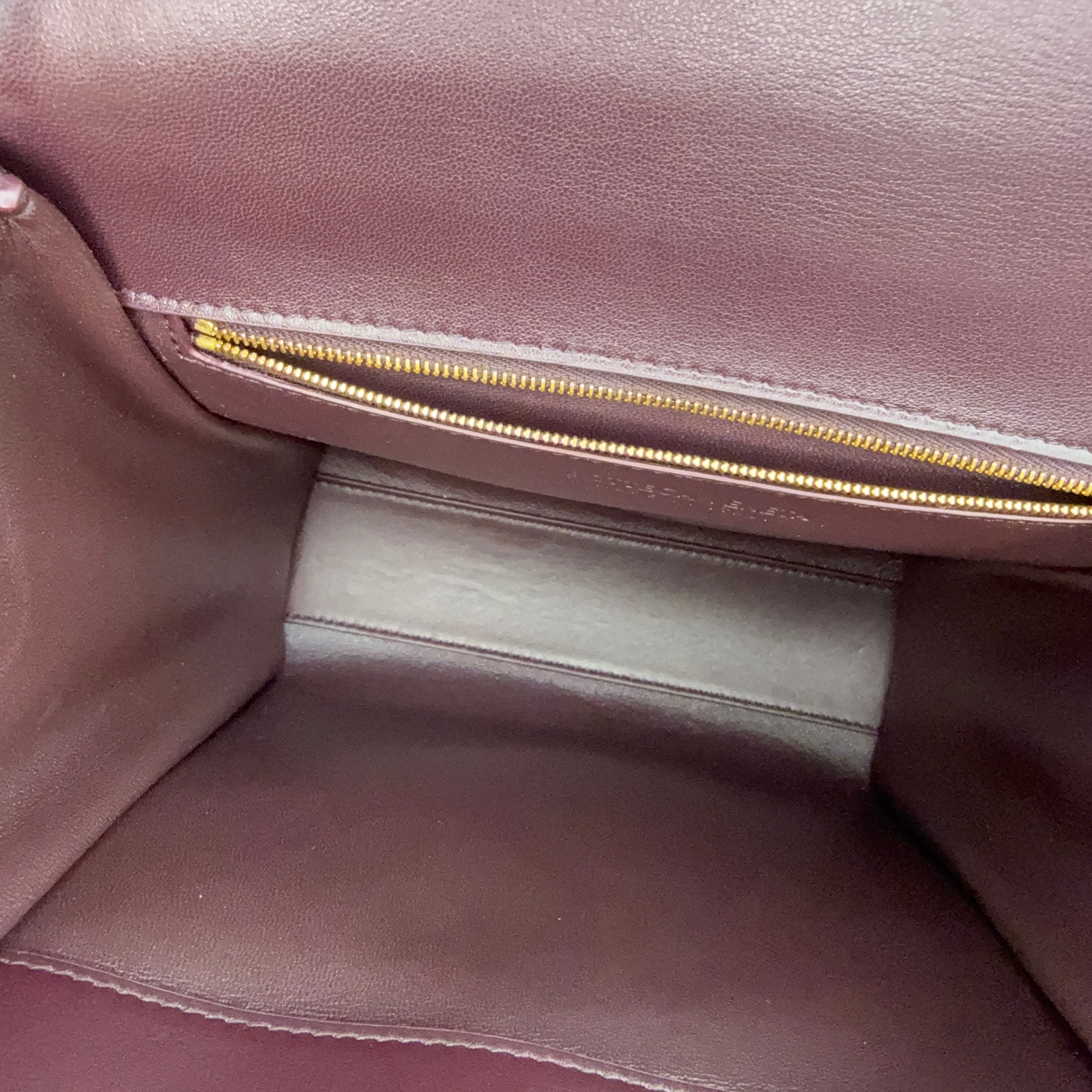 Bottega Veneta | Vintage Logo Flap Bag in Burgundy Leather (Excellent Condition)