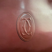 Cartier | Kiss-Lock Shoulder Bag in Burgundy Leather (Excellent Condition)