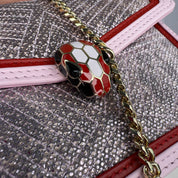 Bvlgari | Sequin Pink Serpenti Bag (Pristine Condition)