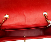 Chanel Vintage Diana Flap Large | Red Lambskin | Gold Hardware