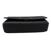 Chanel CC Filigree Flap Bag Large | Black Caviar | Aged Gold Hardware