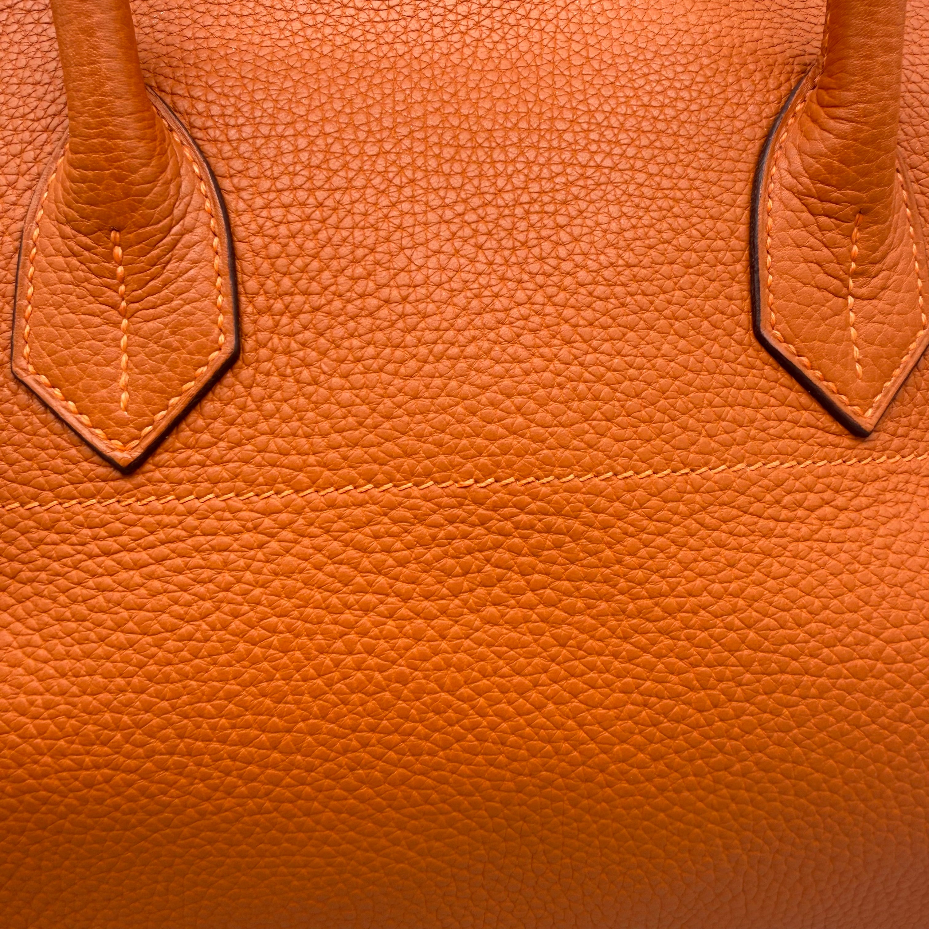 Hermès Birkin JPG 42 | Orange Togo | Palladium Hardware