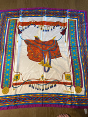 Celine Saddle silk scarf