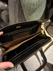 Fendi Zucca top handle wallet