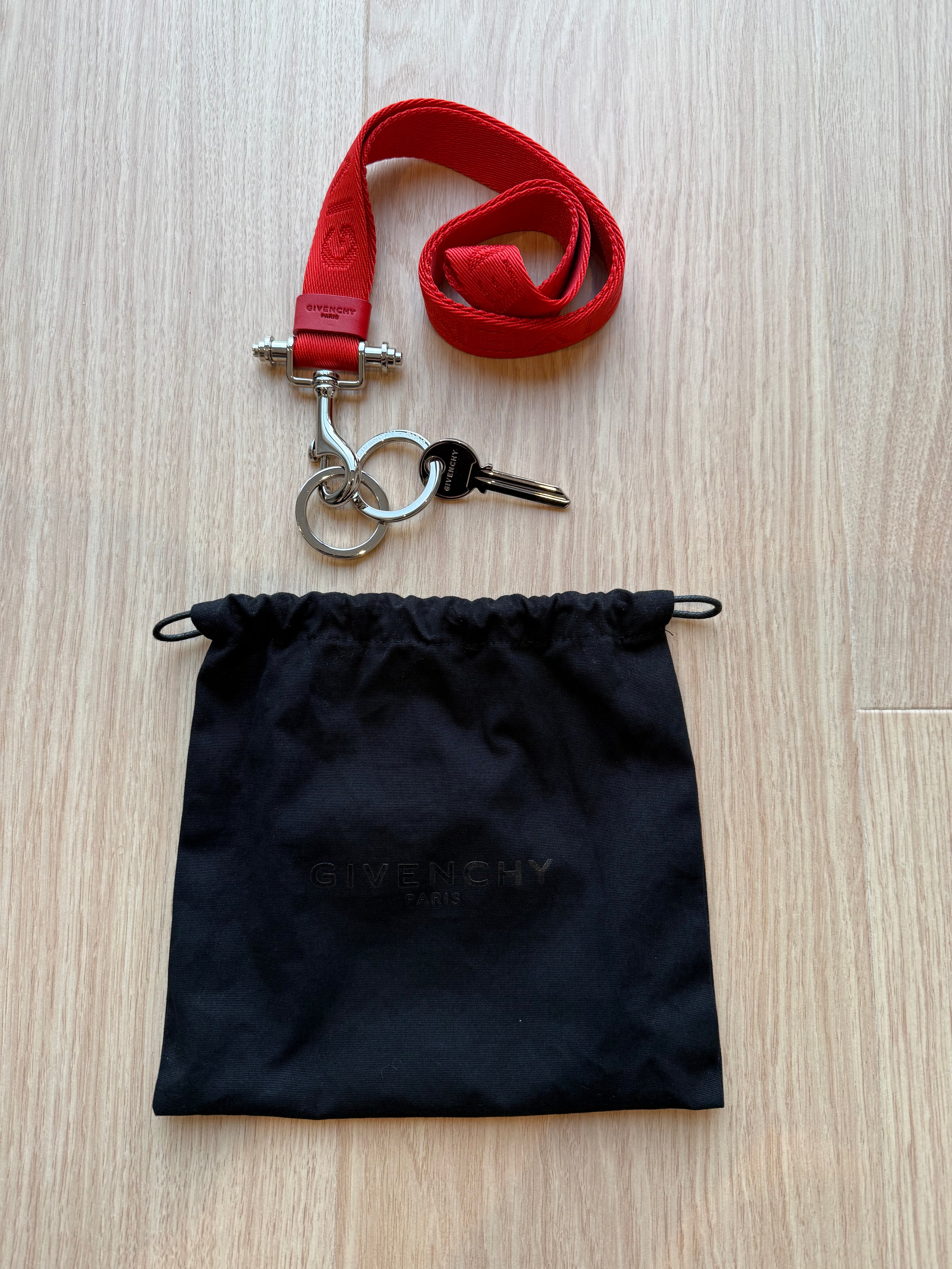 GIVENCHY Clasp-fastening Key Holder Strap