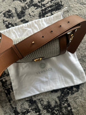 Versace ratten and leather bag with original dustbag