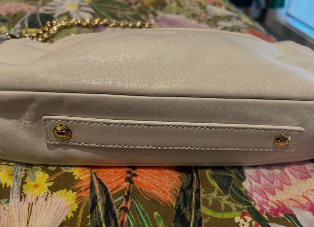 Chanel Rodeo Drive Flap Bag White
