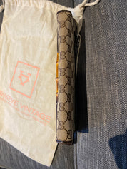 Gucci Monogram Bamboo Crossbody/Clutch