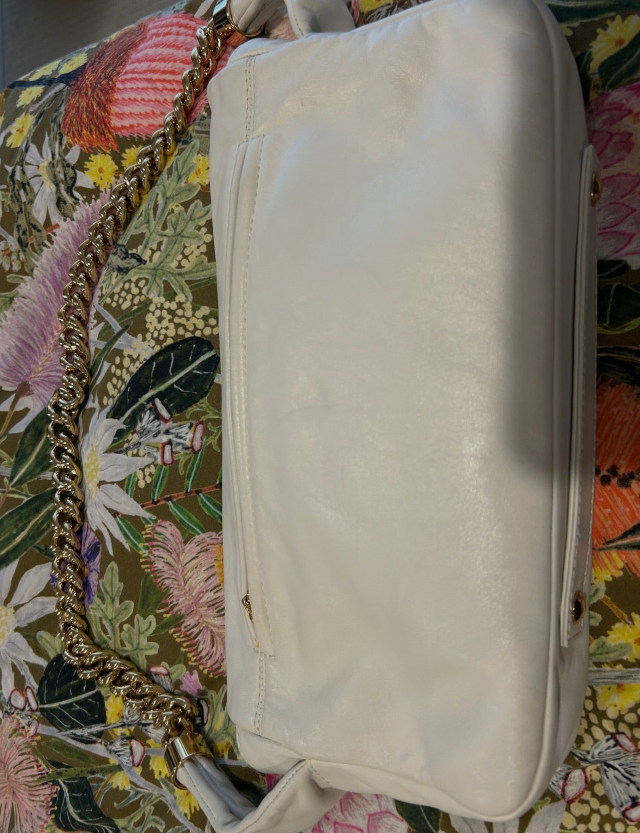 Chanel Rodeo Drive Flap Bag White