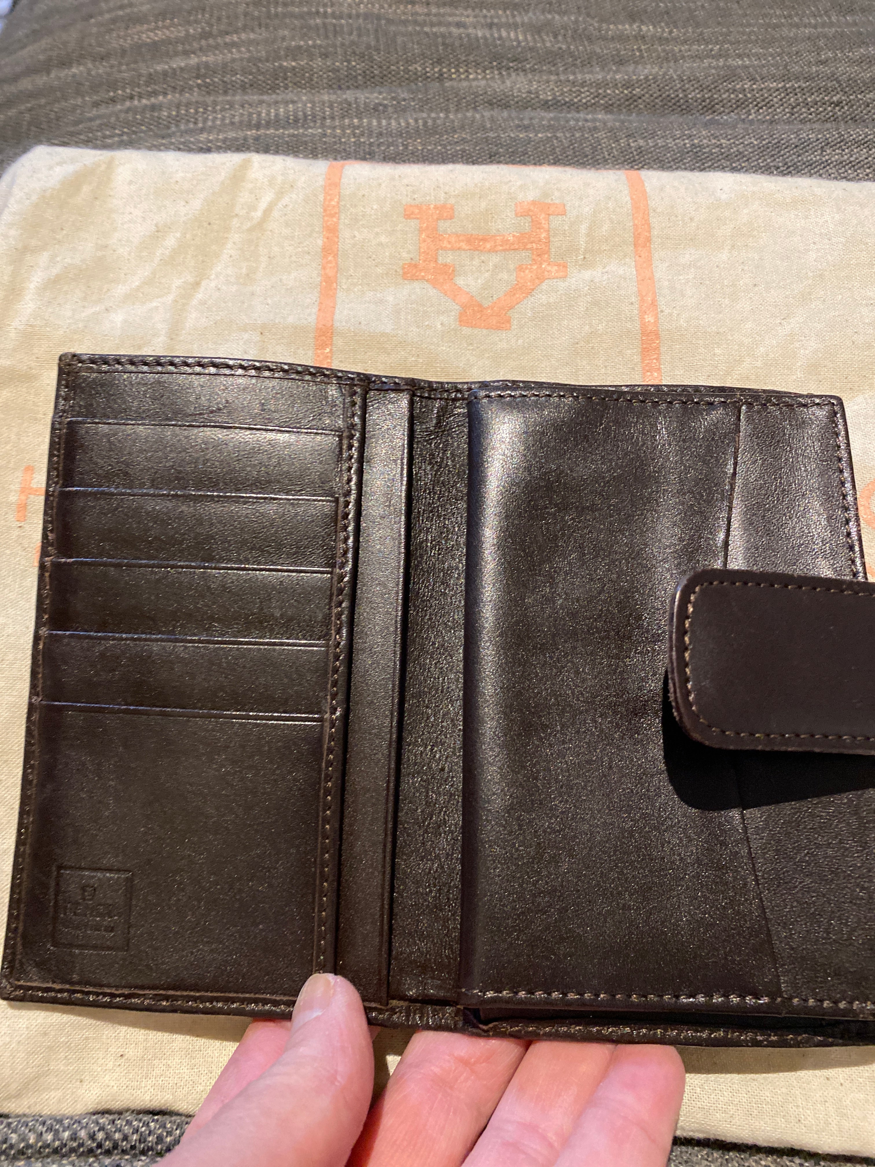Fendi Zucca Wallet in Fabric and Leather