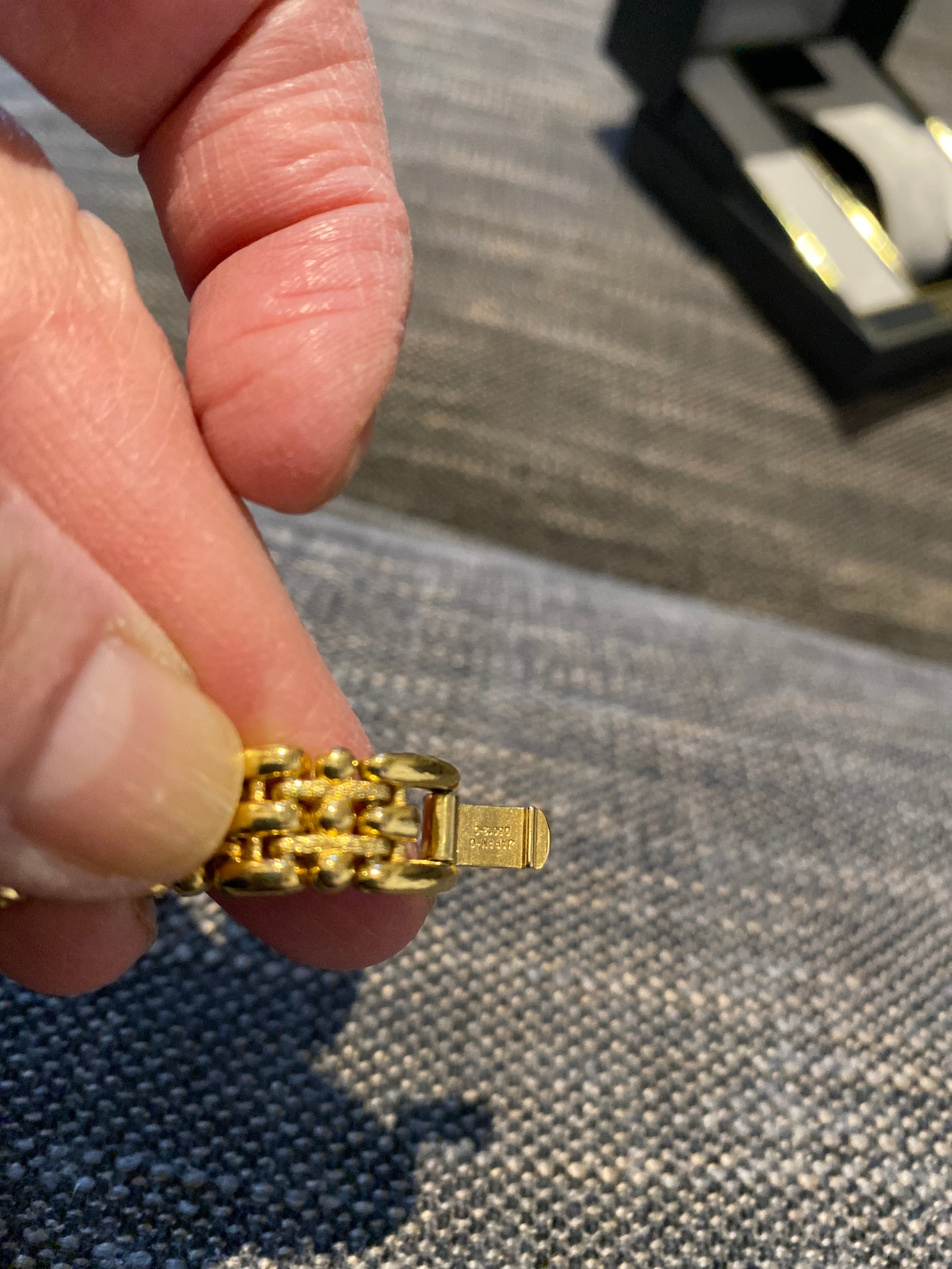 Seiko gold plated Watch with small diamond . New battery