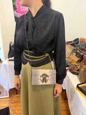 Lizard Roberto Cavilli cross body bag