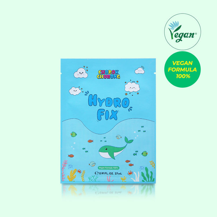 CHOROK CHORONG VEGAN HERB HYDROFIX MASK (27ml x 10PCS)