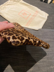 Salvatore Ferragamo Leopard Print Clutch