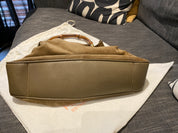 Gucci Olive Suede/Leather Hobo Bag with Bambo Handle