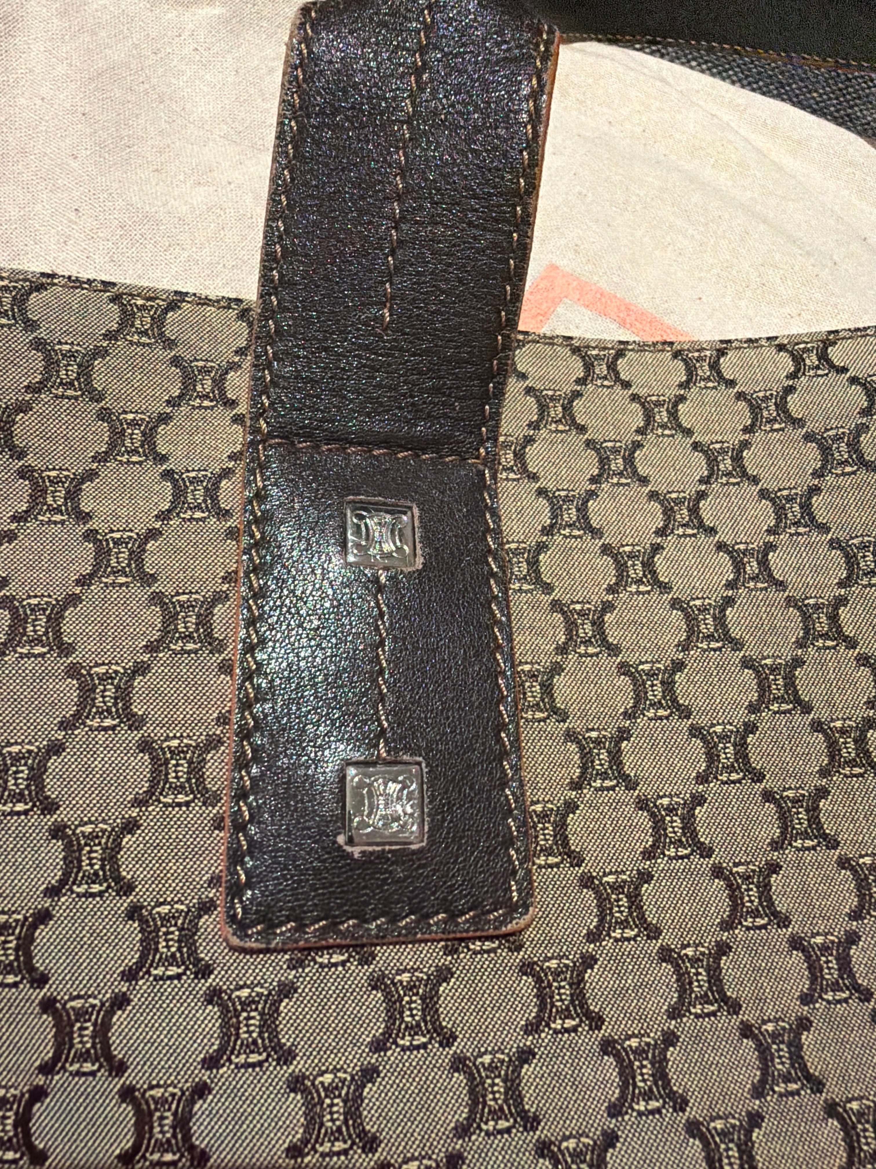Celine Monogram Canvas Tote