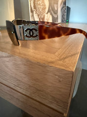 Chanel Tortoise Shell Shield Sunnies