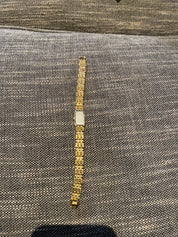 Seiko gold plated Watch with small diamond . New battery