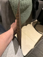 Fendi Zucca suede clutch