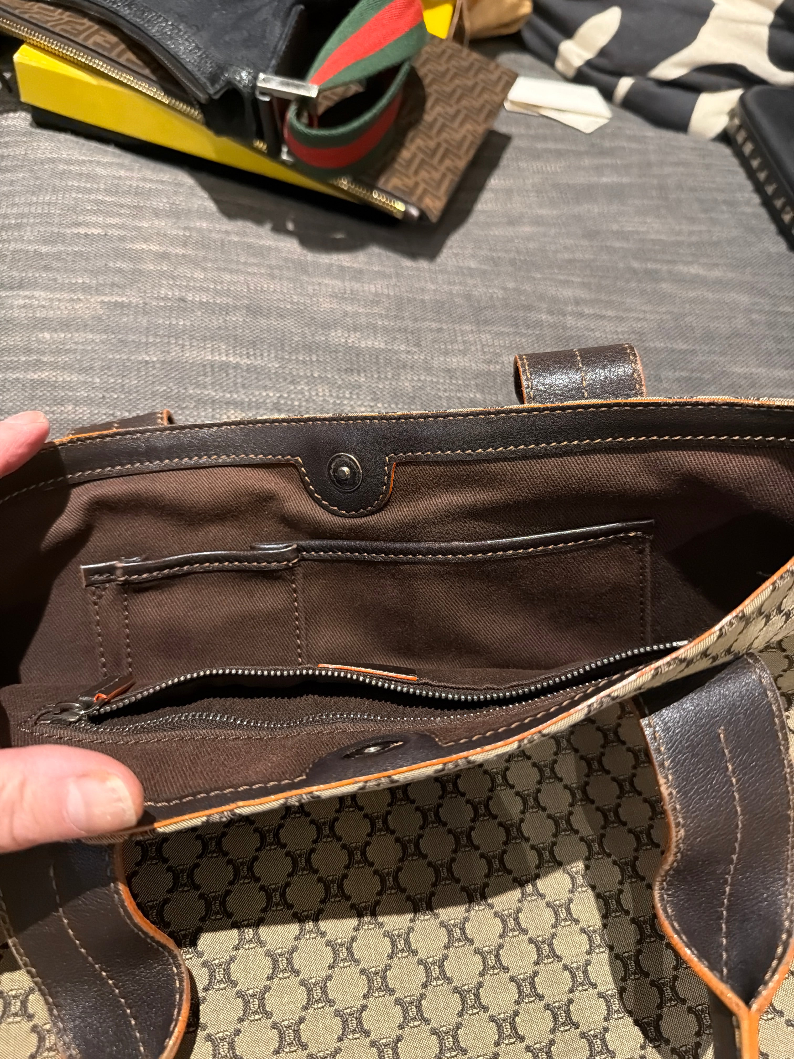 Celine Monogram Canvas Tote